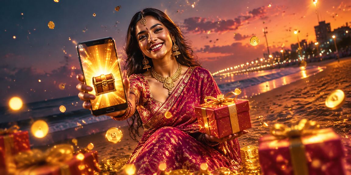 Indian casino entertainment with model at casino floor