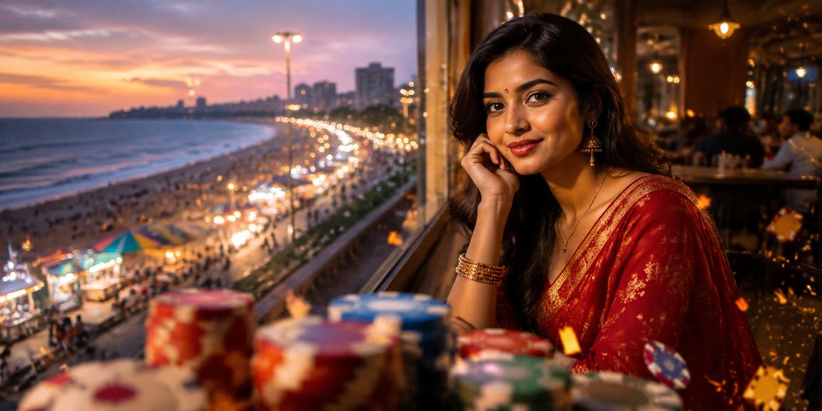 Players enjoying card games and sports betting near Marina Beach Chennai